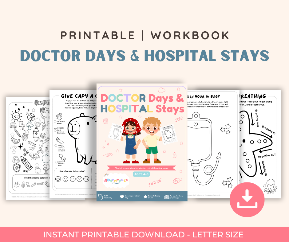 Doctor Days & Hospital Stays | Kids Medical Activity Pack