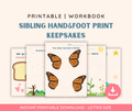 Sibling Handprint and Footprint Keepsake Bundle