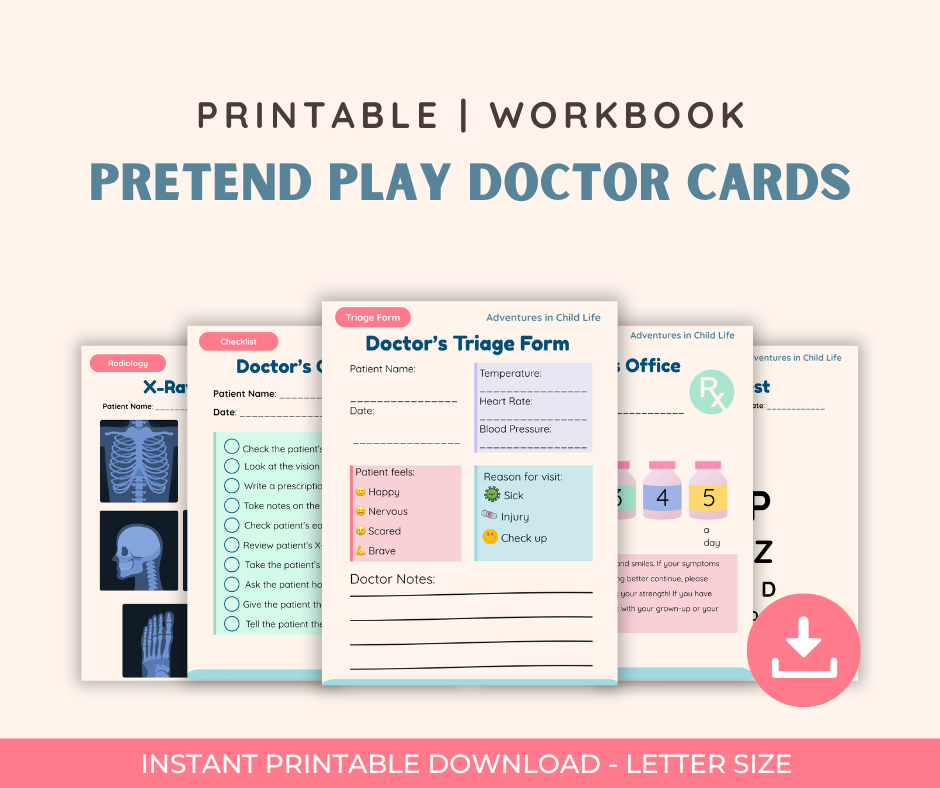 Pretend Play Doctor Printable