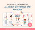 Tonsils & Adenoids Pre-Surgery Prep Book for Kids | Tonsillectomy Story