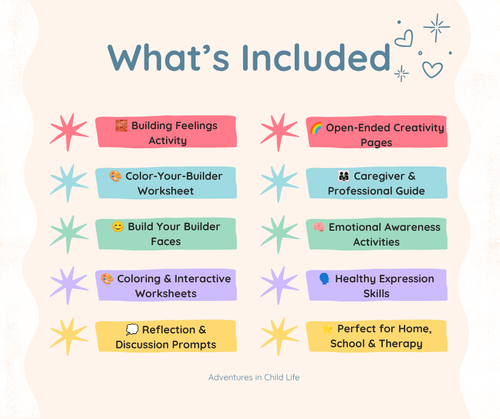Building Feelings Worksheets