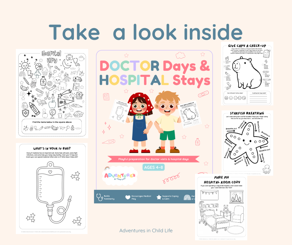 Doctor Days & Hospital Stays | Kids Medical Activity Pack