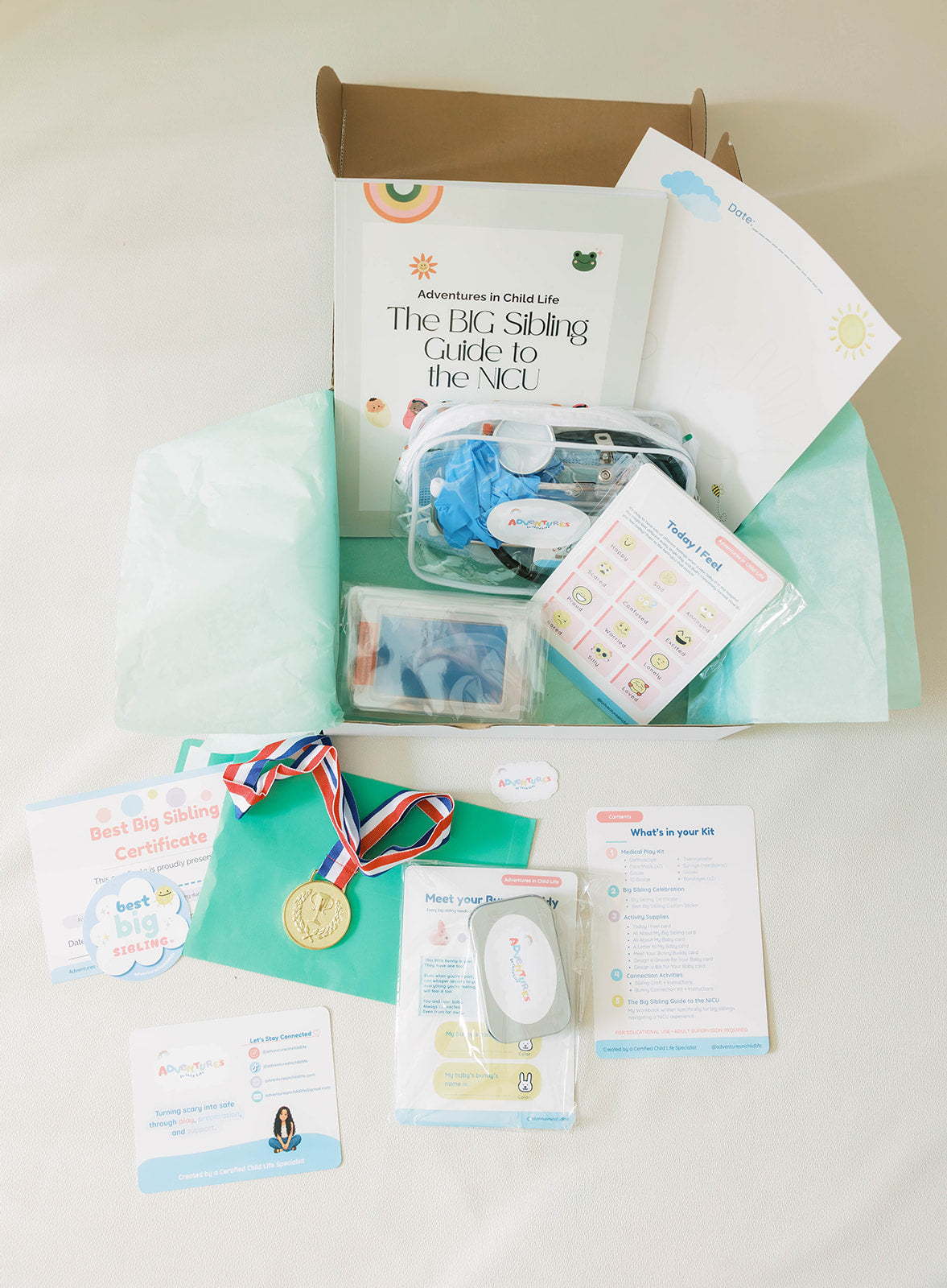 NICU Sibling Kit | Big Brother Big Sister Gift | NICU Family Support Box | Child Life Specialist Designed