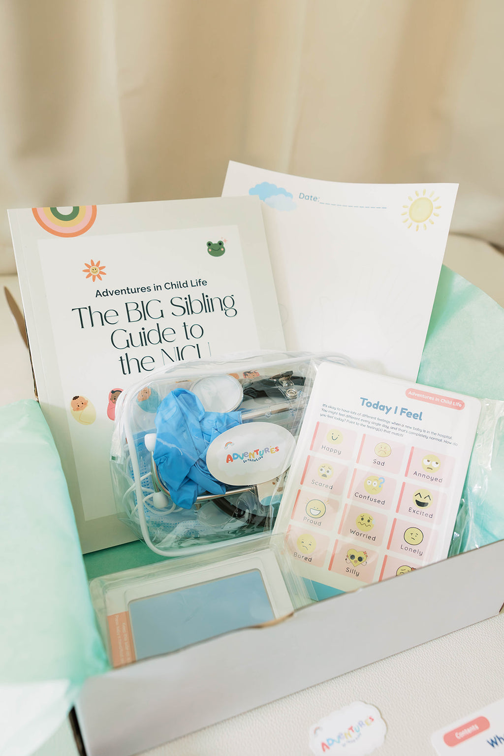 NICU Sibling Kit | Big Brother Big Sister Gift | NICU Family Support Box | Child Life Specialist Designed