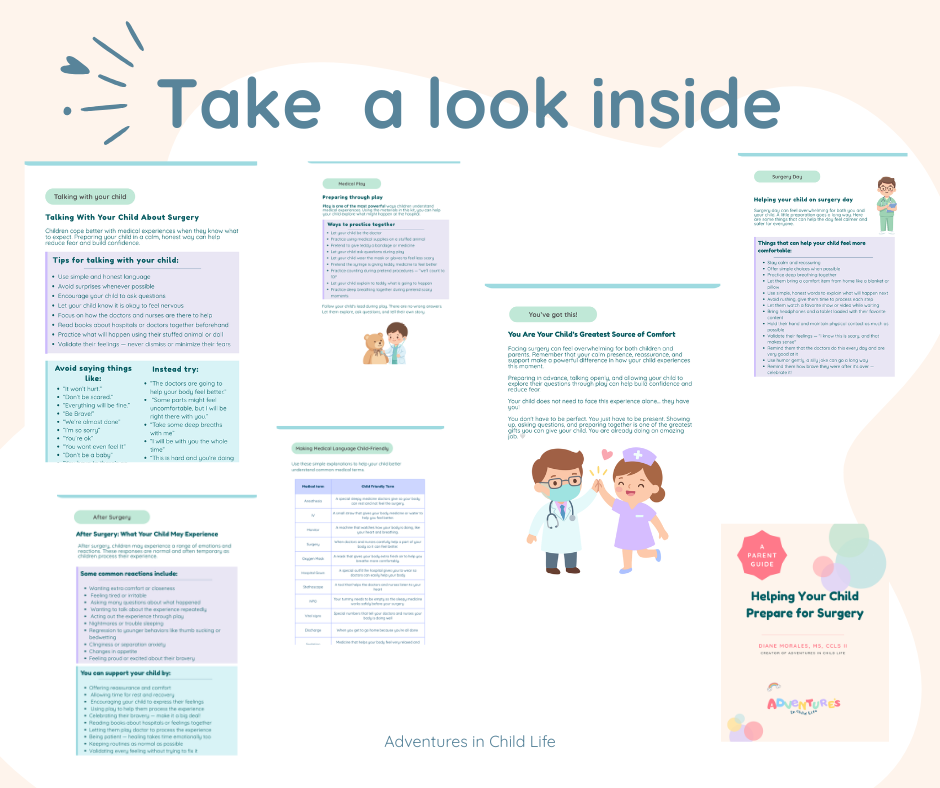 Helping your child prepare for surgery