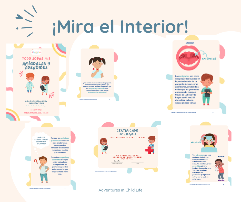 Amígdalas y Adenoides - Libro de Preparación Prequirúrgica