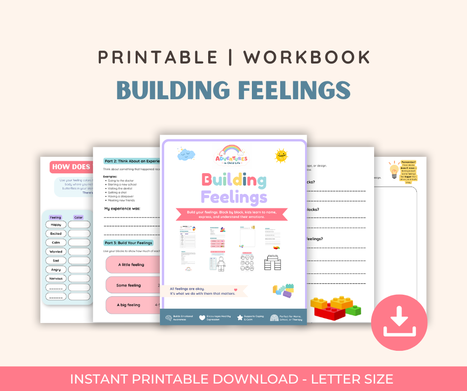 Building Feelings Worksheets
