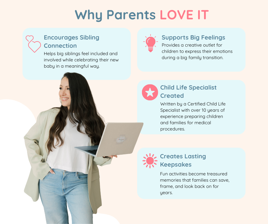 Big Sibling Activity Pack | Feelings, Letters & Bonding Activities | Instant Download Printable