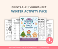 Winter Activity Pack for Kids | Holidays, New Year’s, Coping & Medical Play